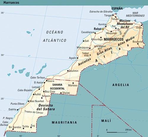 Mapa-politico-de-marruecos
