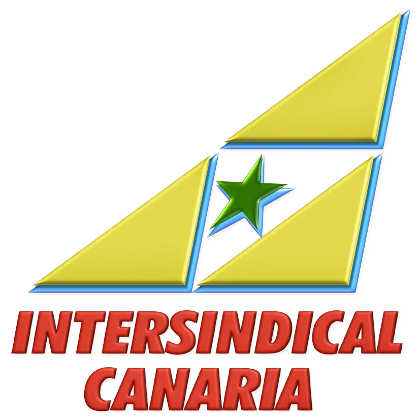 Logo Intersindical Canaria Volumétrico Mediano