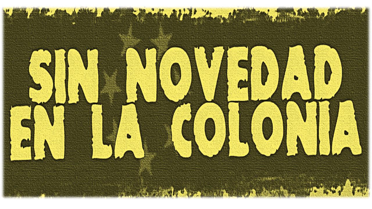 sin novedad